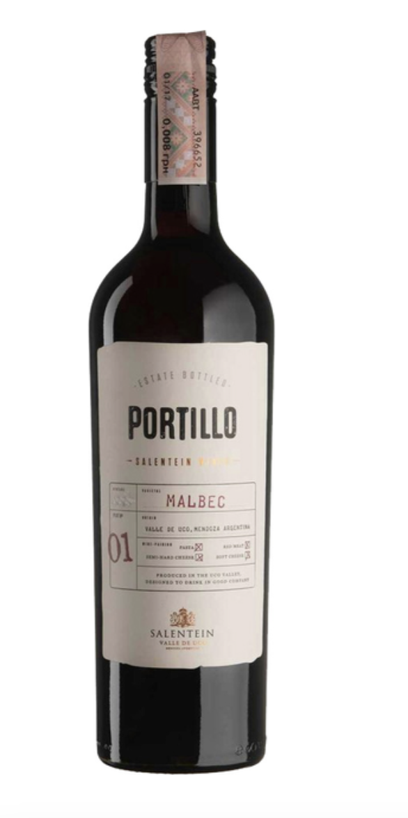 Вино Portillo Мальбек сух/чер 0,75 Арг 13,5%